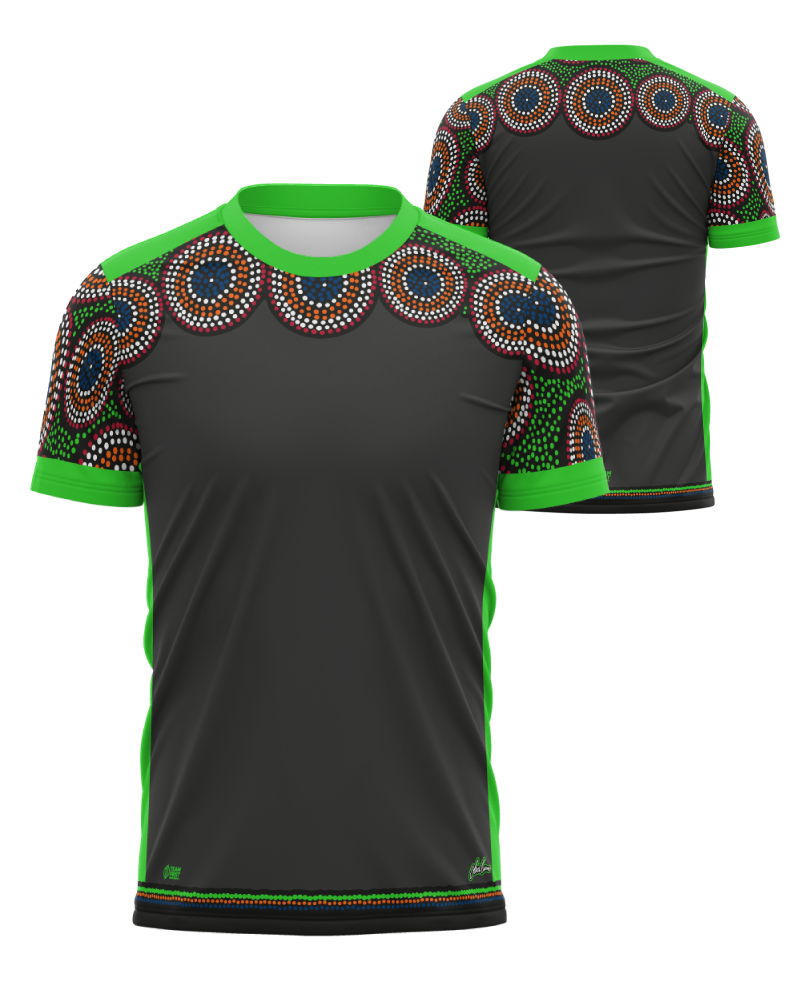 Indigenous Artwork Sublimated T-Shirt – Lewis Burns Design