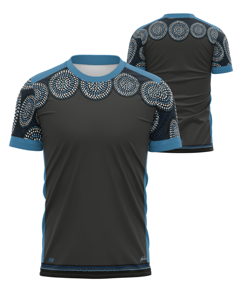 Indigenous Artwork Sublimated T-Shirt – Lewis Burns Design