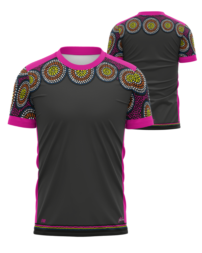 Indigenous Artwork Sublimated T-Shirt – Lewis Burns Design